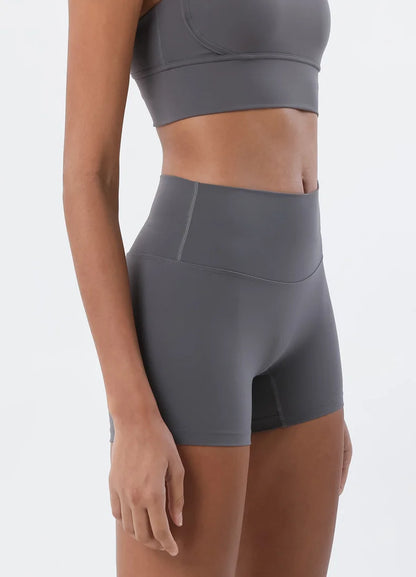 TRY TO BN Women High Waisted Gym Shorts Butt Lifting Breathable Biker Shorts Fitness Running Yoga Workout Cycling Sports Shorts