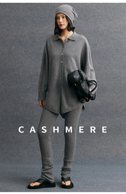 High Quality Women 100% Cashmere Legging Basic Soft elastic Pants Autumn Winter Cashmere Knitted Legging Trousers Warm Comfy