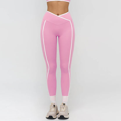 Women High Waist Workout Gym Leggings Yoga Trousers Breathable Sports Pants Female Running Cycling Tights Fitness Yoga Pants