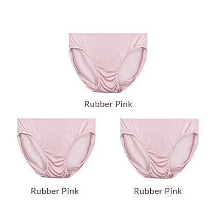 SuyaDream 3pcs/lot Women Panties 100%Natural silk Low-rise Briefs Healthy Basic Everyday Wear Underwears, Summer New Intimates