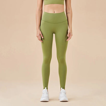 TRY TO BN New 46 Color Yoga Pants Sports Leggings Women Fitness Nylon High Waist Leggings Workout Trousers Training Gym Clothing