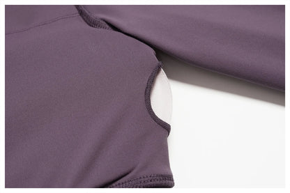 Deep-V Yoga Long Sleeve Solid Sports T-shirts Women's Gym Workout Shirts Sexy Quick Dry Fitness Long Sleeve Female Yoga Shirts