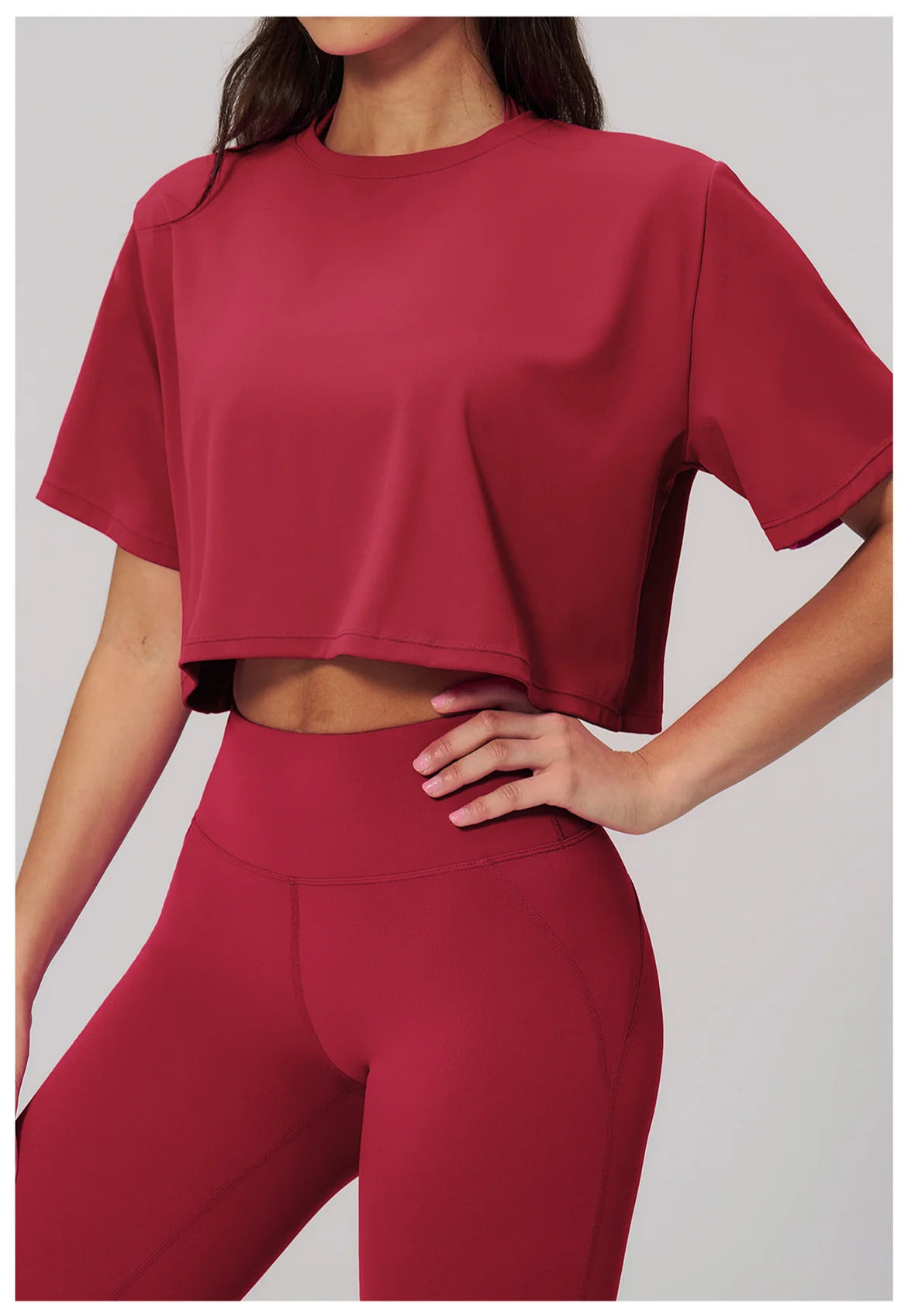 Ropa Mujer Yoga Sports T-Shirts Women Fitness Short Sleeve Gym Workout Shirts Female Outdoor Running Active Wear Sports Shirts