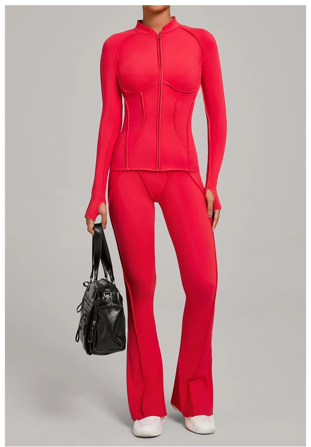 SWELTERING 3PCS Women's Yoga Suit Gym Fitness Set Sports Wear Yoga Tracksuit Running Workout Set Female Push Up Athletic Wear