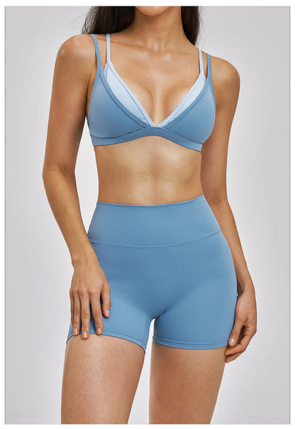 Women Sexy Sports Bra Shockproof Workout Underwear Yoga Bra Gym Push Up Lingerie Female Yoga Fitness Crop Top Sports Underwear