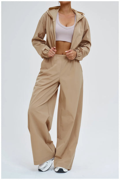 Women Sun protection Bell Bottom Pants Wide Leg Sports Yoga Pants Casual Fitness Pants Female High Waisted Gym Workout Pants