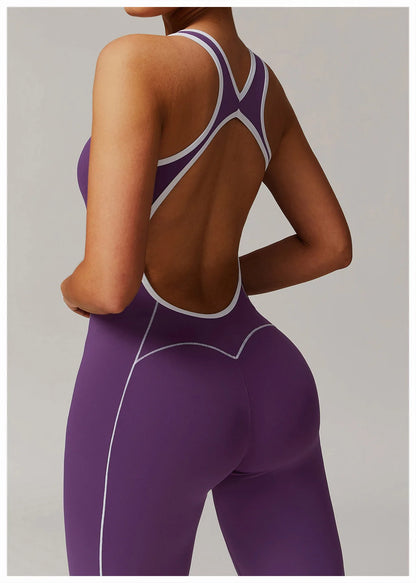 Women One-Piece Yoga Suit Women Training Gym Set Sportswear Women Sports Suit Fitness Women Stretch Push Up Suit Training Suits