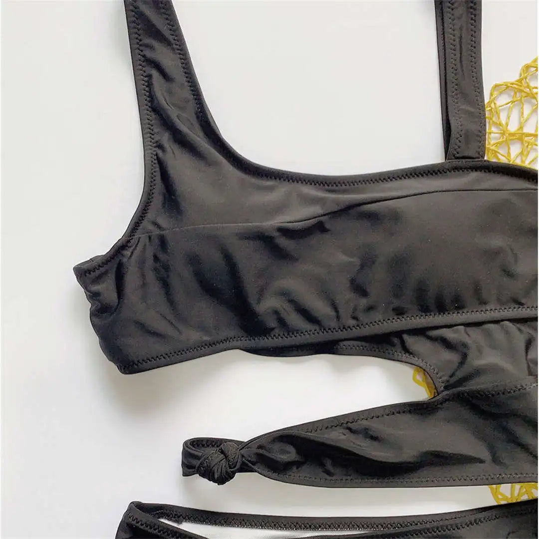 8 Colors New Sexy Irregular Tie Dye Women Swimwear One Piece Swimsuit Female High Cut Bather Bathing Suit Swim Lady V1683