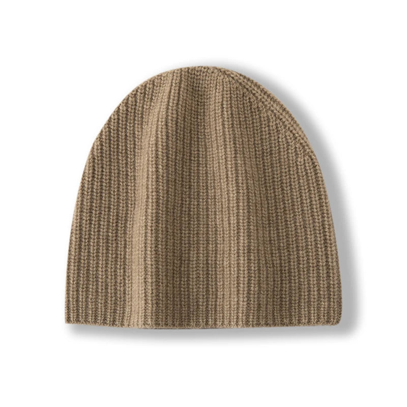 DjzDsm New Autumn/Winter Men's High-end 100% Goat Cashmere Pullover Hat With Elastic Knitted Warm Hat