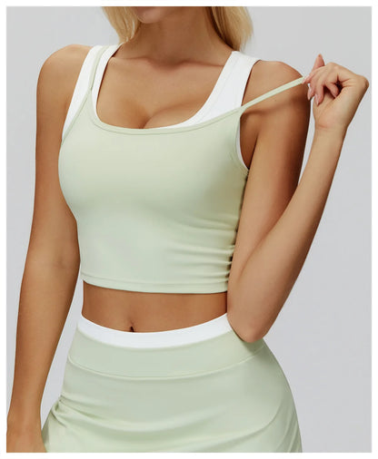 Thread Yoga Vest Women's Shockproof Gym Fitness Sports Underwear Sexy Breathable Yoga Bra Female Workout Yoga Vest Sports Bras