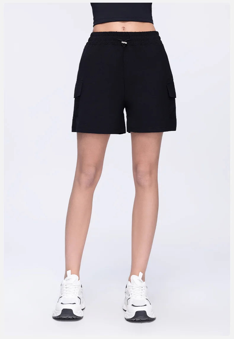 Women Shorts Pocket Sports Shorts For Women Cycling Jogging Fitness High Waist Push Up Gym Workout Shorts Women Yoga Clothing