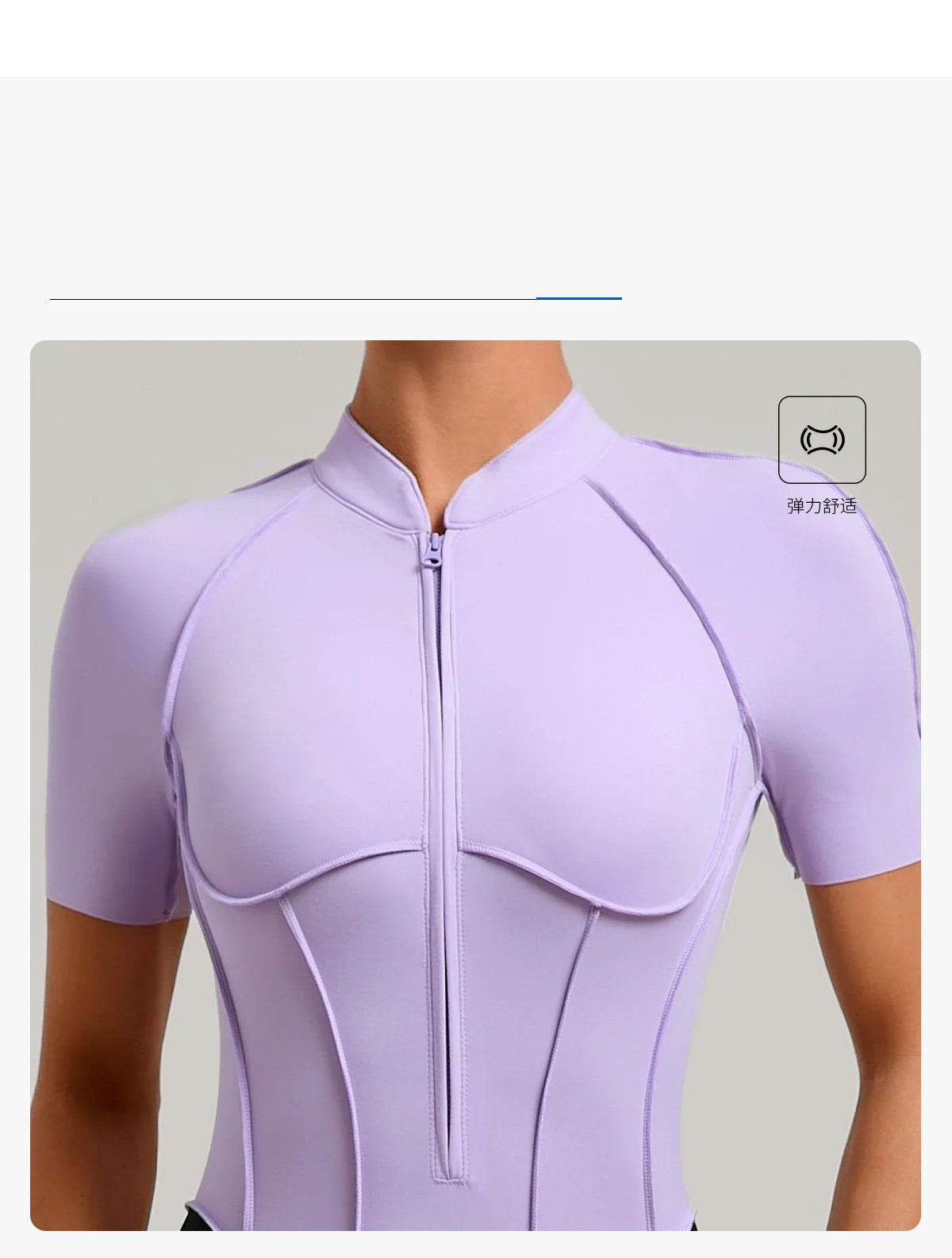 SOISOU Zipper Jumpsuit Women Nylon Clothing Sportswear Woman Gym Yoga Sport Sets Short Sleeve Workout Sets Women Tracksuit