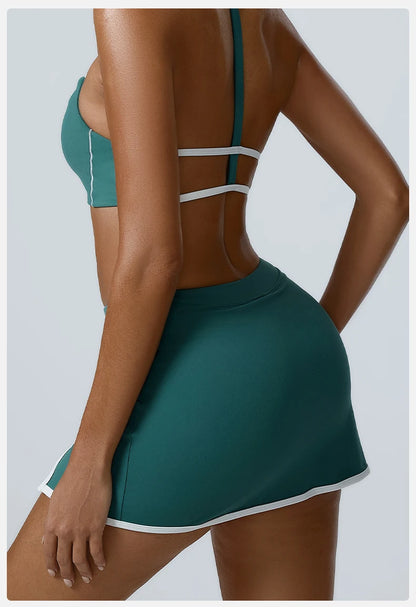 Yoga Shorts Women Yoga Short Skirt Fitness Elastic Running Workout Short Leggings For Ladies Gym Sport Shorts Fitness Sportwear