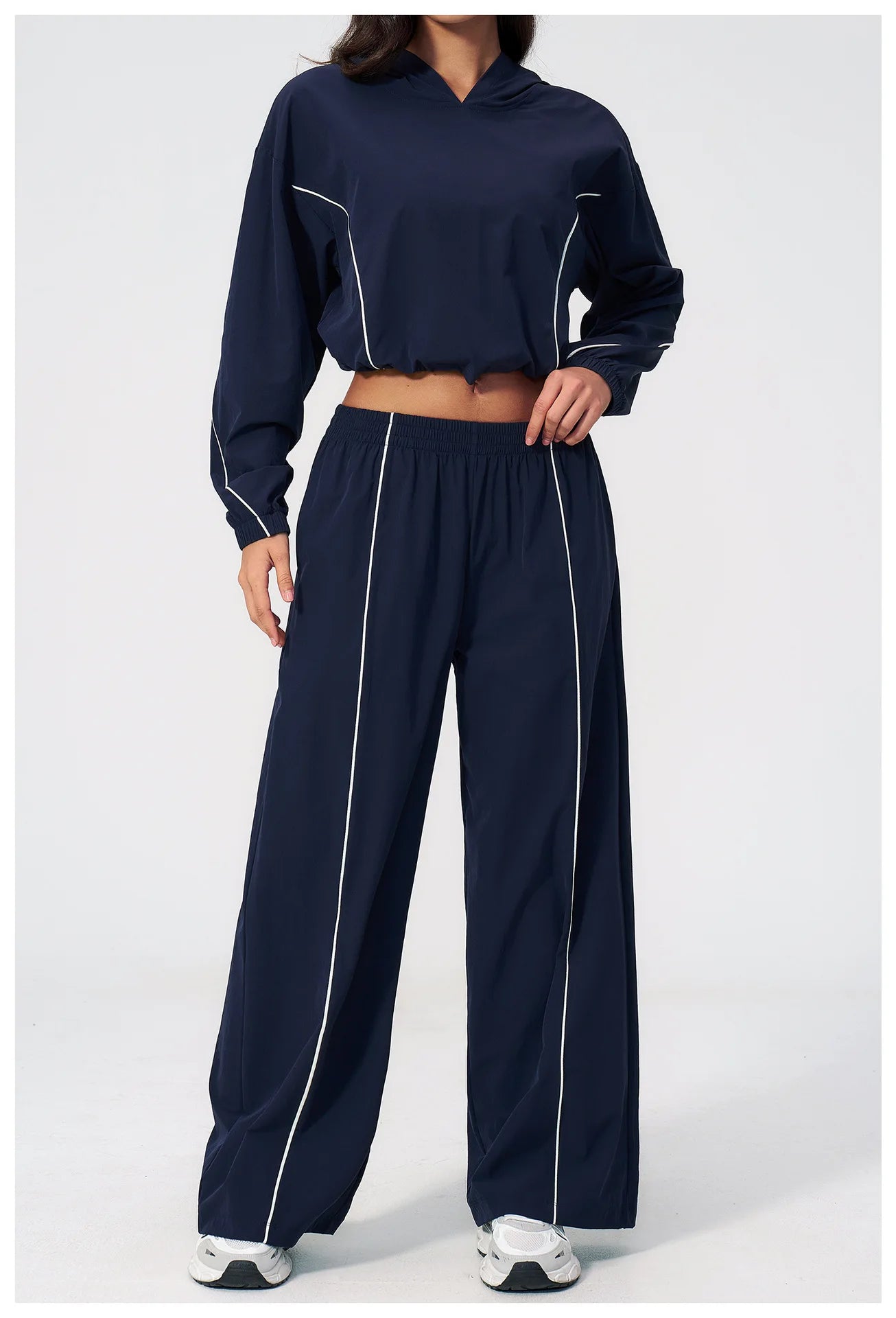 Yoga Set For Women Tracksuit Summer Sun Protection Set Yoga Long Sleeved Running Set Outdoor Sportswear For Women Athletic Wear
