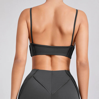 Sexy Yoga Shockproof Sports Bra Woman Quick Drying Gym Push Up Training Running Stretch Yoga Bra Top Design Bra Workout Crop Bra