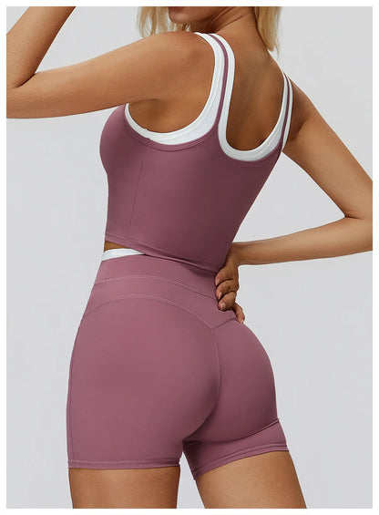 Thread Yoga Vest Women's Shockproof Gym Fitness Sports Underwear Sexy Breathable Yoga Bra Female Workout Yoga Vest Sports Bras