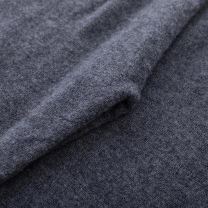 2024 Autumn And Winter New 100% Pure Wool Flat Small Foot Pants Women Loose High Waist Lean Knitted Cashmere Bunched Foot Pants