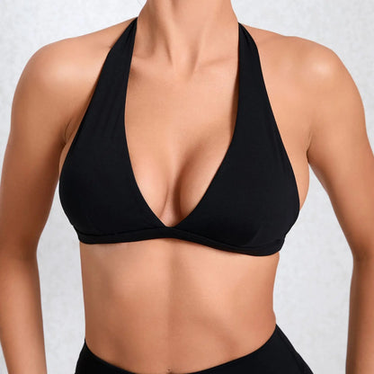 Breathable Sports Bra Anti-Sweat Fitness Top Women Underwear  Yoga Bra Shockproof Crop Top Push Up Sport Bra Gym Workout Top