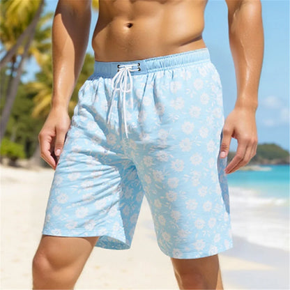 S - XXL Printed Shorts Men Fashion Summer Men's Swimwear Shorts Swim Trunk Sports Pants Men's Briefs Swimsuit Beach Shorts V7098