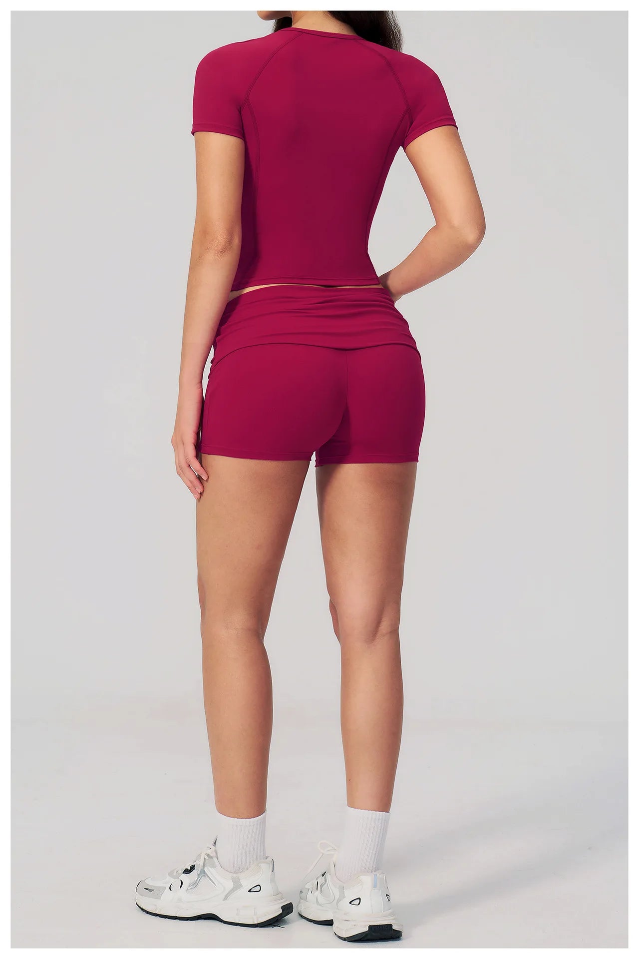 Summer 2PCS Tracksuits Yoga Suit Female Fitness Suit Running Workout Tops Shockproof Crop Sports Top Athletic Wear Sports Suit