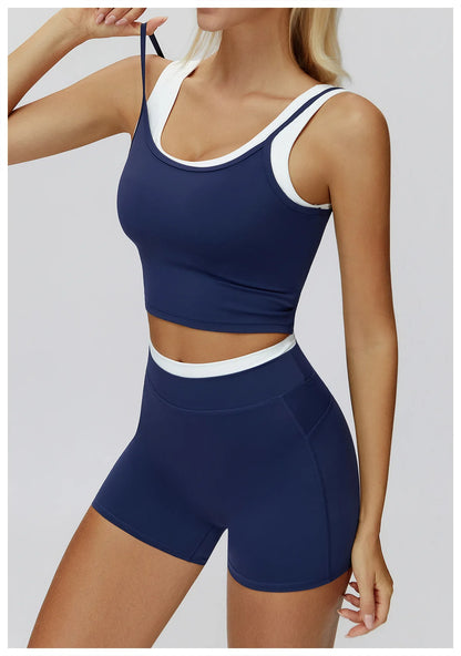Thread Yoga Vest Women's Shockproof Gym Fitness Sports Underwear Sexy Breathable Yoga Bra Female Workout Yoga Vest Sports Bras