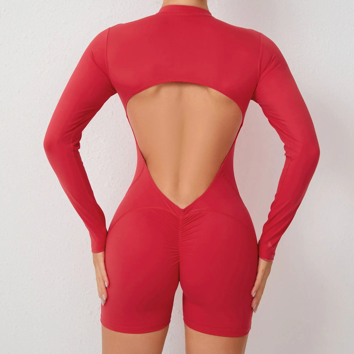 Yoga Jumpsuit Long Sleeved Sports Wear Gym Fitness Jumpsuit Sports Bodysuits Women Set Dance Running Workout Clothes Yoga Suit