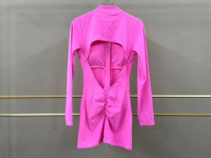 Yoga Jumpsuit Long Sleeved Sports Wear Gym Fitness Jumpsuit Sports Bodysuits Women Set Dance Running Workout Clothes Yoga Suit