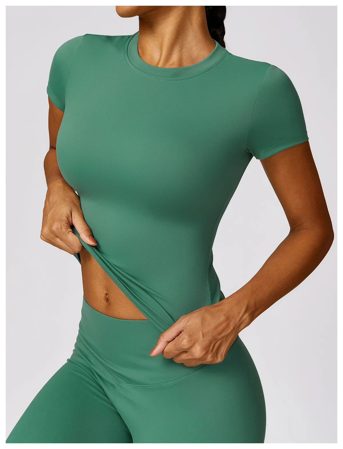Women Sport T Shirts Short Sleeve Yoga Shirt Gym Top Running Push Up Active Wear Sport Top Femme Yoga Top Fitness Clothes
