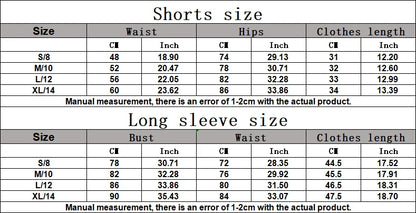 2PCS Yoga Suit Women's Tracksuit Gym Clothing Sportswear Female Workout Long Sleeve Sports Suit High Waist Cycling Shorts Set