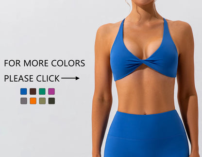 Summer Sexy Gym Top Women Crease Sports Bra Running Back Cross Yoga Bra Breathable Sports Underwear Women Fitness Workout Top