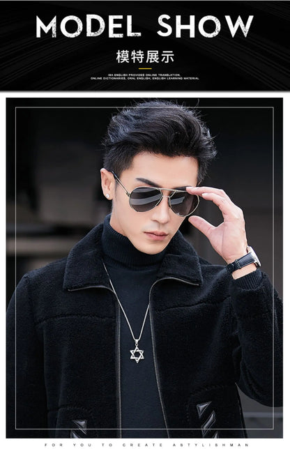 YOLANFAIRY Genuine Leather Men Sheep Sheared Grain Lamb Fur Coat Men Real Woolen Jackets Men's Clothing Mens Fur Jacket Coat
