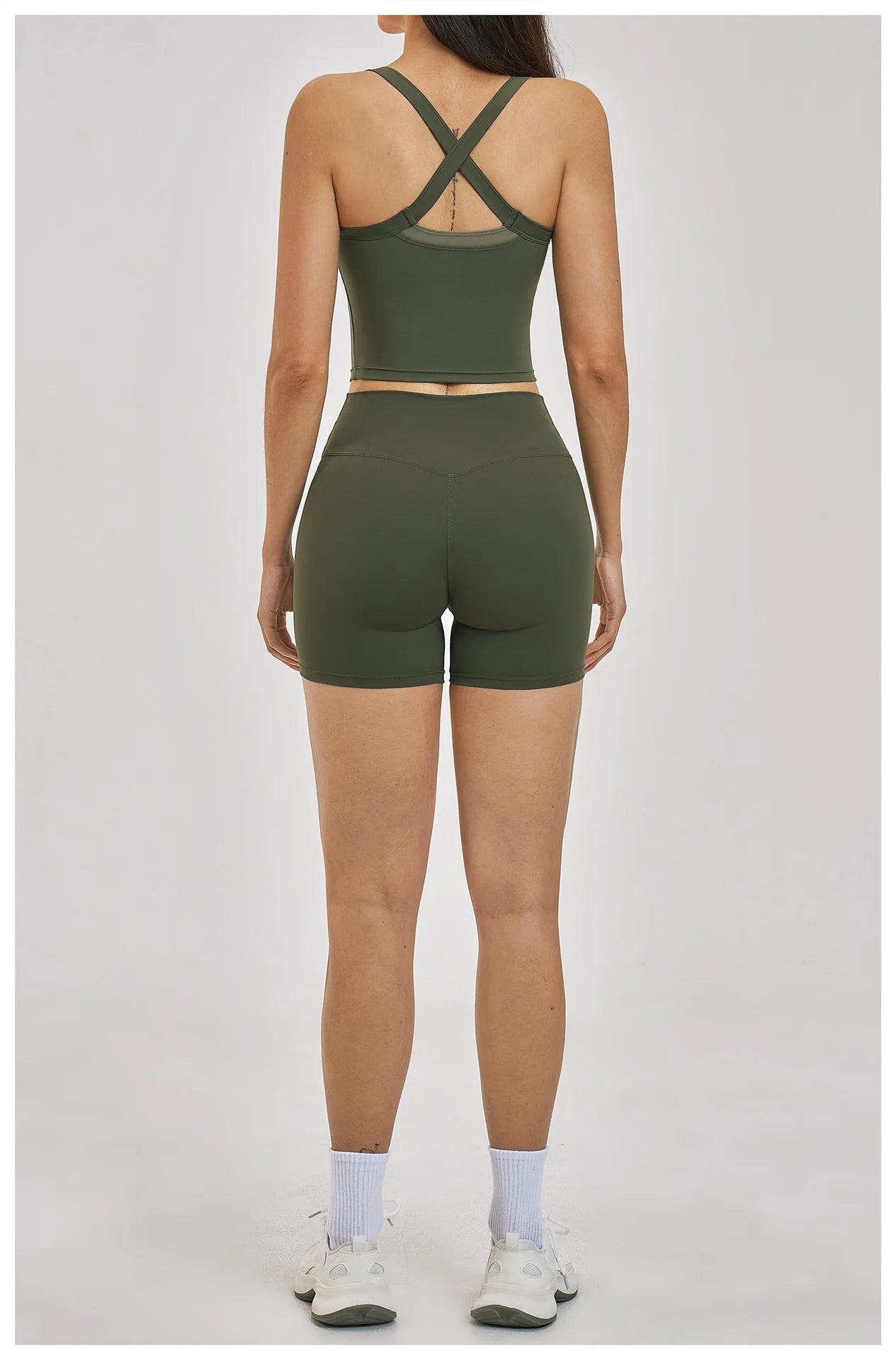 Women Gym Tracksuit Yoga Suit Sports Outfits High Waist Leggings Workout Clothes Female Fitness Running Suit Push Up Sportswear