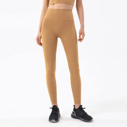 TRY TO BN New 46 Color Yoga Pants Sports Leggings Women Fitness Nylon High Waist Leggings Workout Trousers Training Gym Clothing