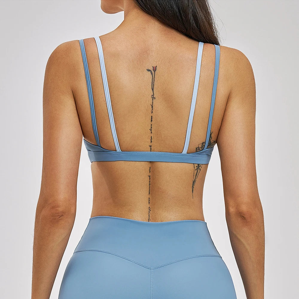 Women Sexy Sports Bra Shockproof Workout Underwear Yoga Bra Gym Push Up Lingerie Female Yoga Fitness Crop Top Sports Underwear