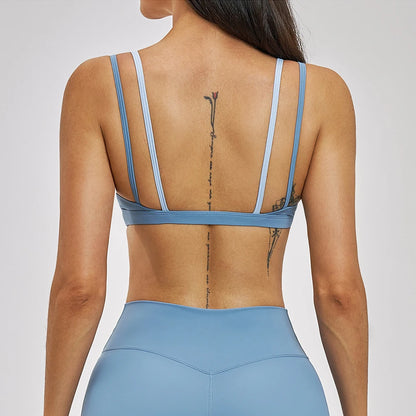 Women Sexy Sports Bra Shockproof Workout Underwear Yoga Bra Gym Push Up Lingerie Female Yoga Fitness Crop Top Sports Underwear