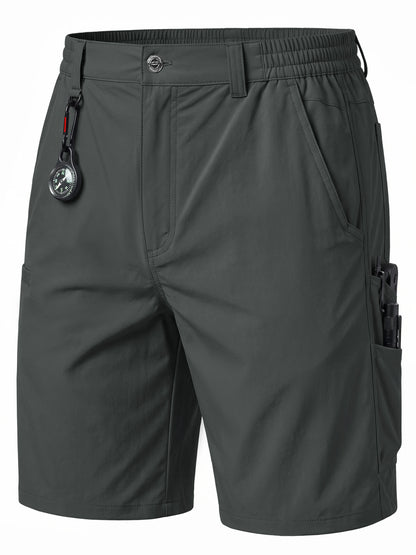 TACVASEN Men's Hiking Cargo Shorts Quick Dry Water-Resistant Lightweight Tactical Outdoor Work Casual Shorts with 8 Pockets