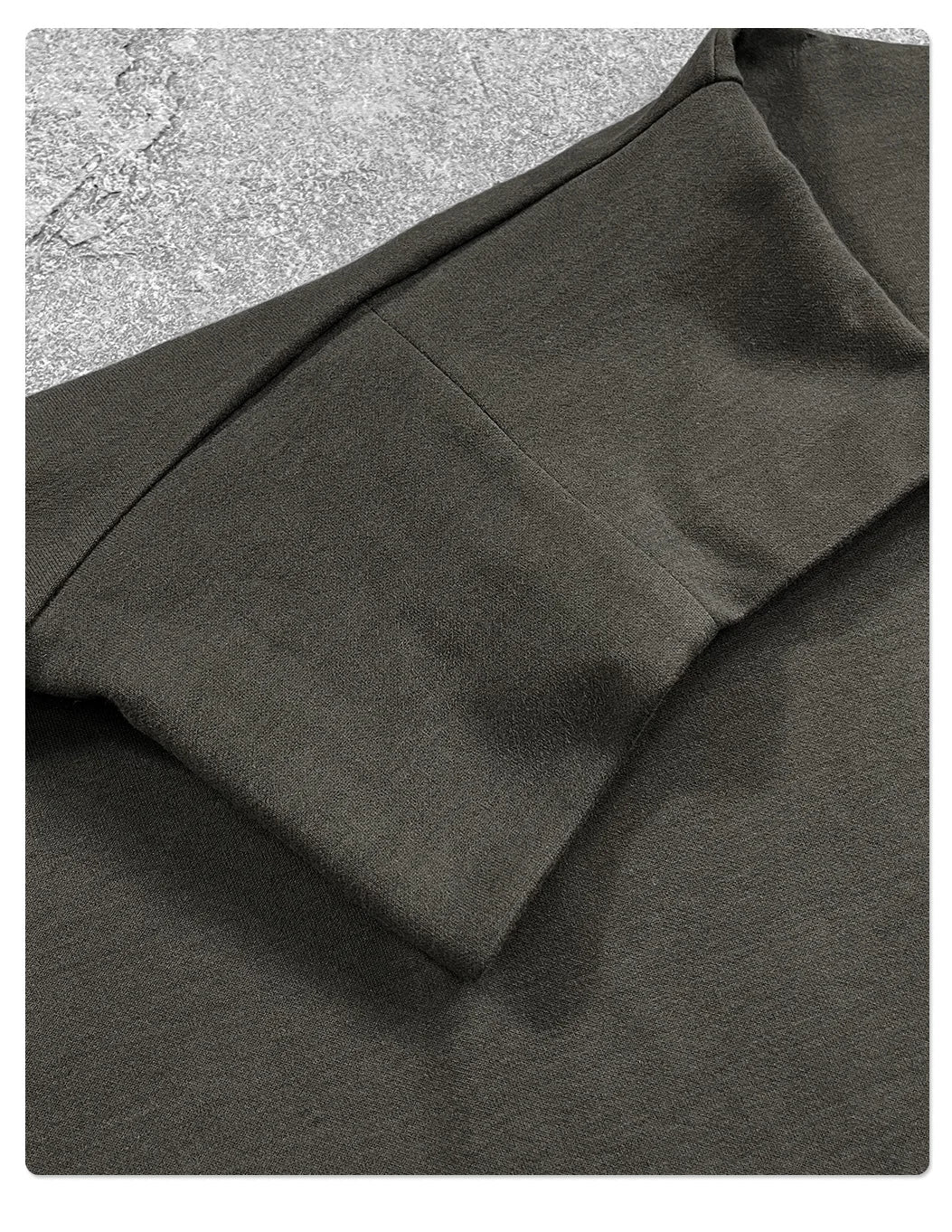 Custom LOGO Men's 305G Spring  Autumn New Cotton Polyester Turtleneck Casual Warm  High Elastic Couple Long Sleeve T-Shirt
