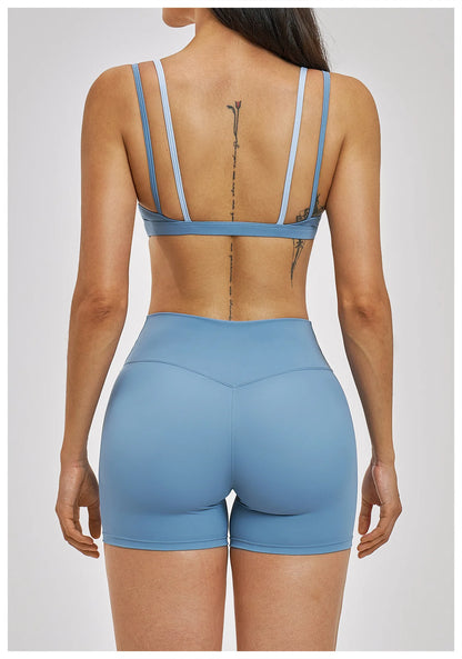 Women Sexy Sports Bra Shockproof Workout Underwear Yoga Bra Gym Push Up Lingerie Female Yoga Fitness Crop Top Sports Underwear