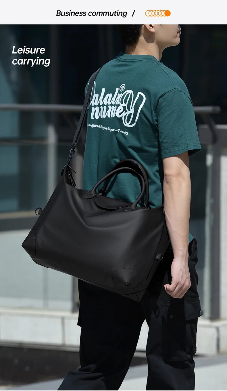 Customized Travel Bag Logo Luggage Bag Handheld Lightweight Men's Business Travel Storage Bag Yoga Fitness Bag Printed Name