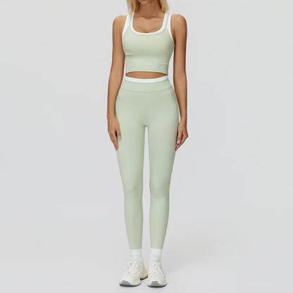SWELTERING 2PCS Yoga Set Gym Fitness Suit Women Sports Workout Tracksuits Sportswear Female Yoga Suits Sports Bra Gym Leggings