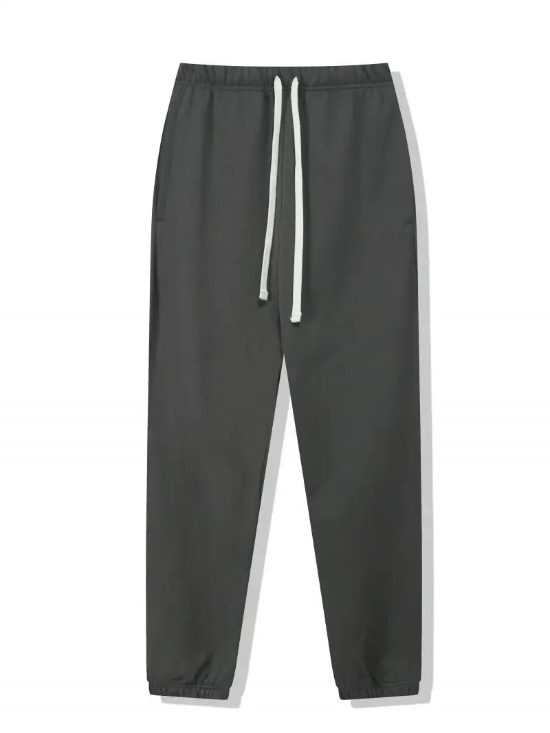 530GSM 100% Cotton French Terry High-end Heavy Weight New Fashion Pullover Winter Hoodies Pants Casual Thick Jogger Tracksuit