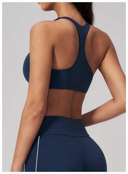 Sports Underwear Women's Fitness Yoga Bra Shockproof Gym Crop Top Runnings Push Up With Chest Pad Female Workout Underwear