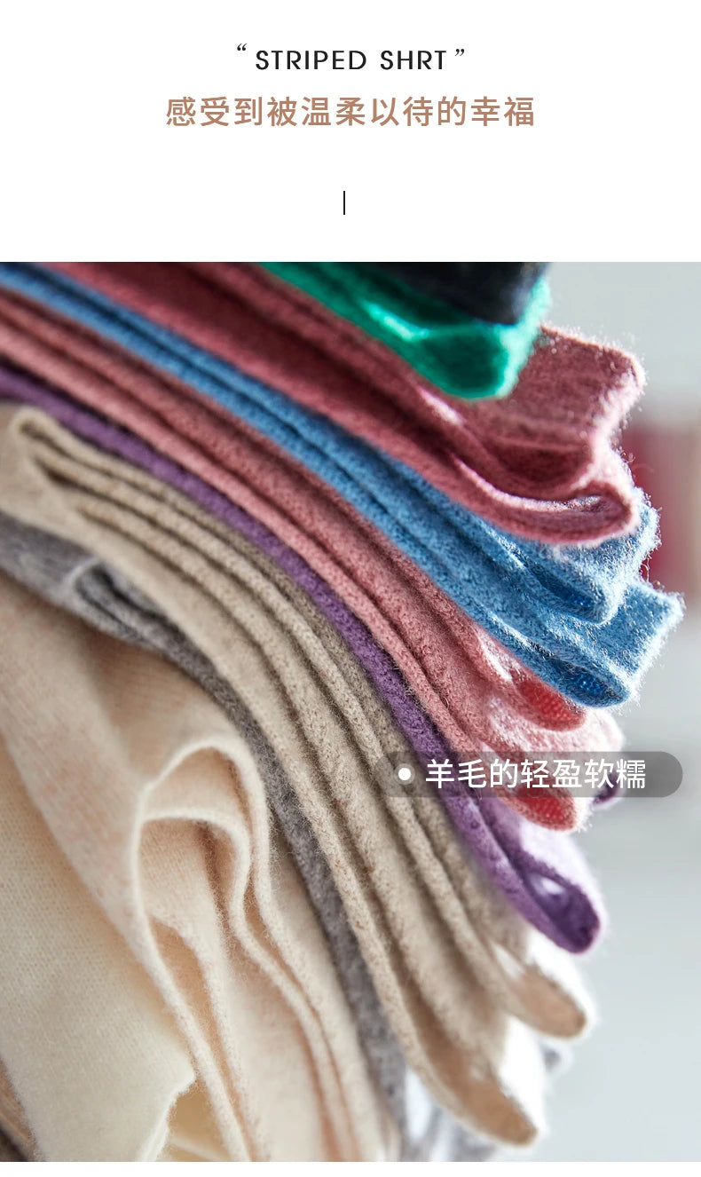 Women's Spring and Autumn 2026 New 100% Merino Wool V-Neck Pullover Knitted Suspender Casual Soft Inner Vest Women's Clothing