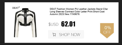 DEAT Fashion Women's Jackets Big Lapel Long Sleves Waist Retraction Zipper 3D Pockets Decoration Coats Spring 2025 New 7AB1819
