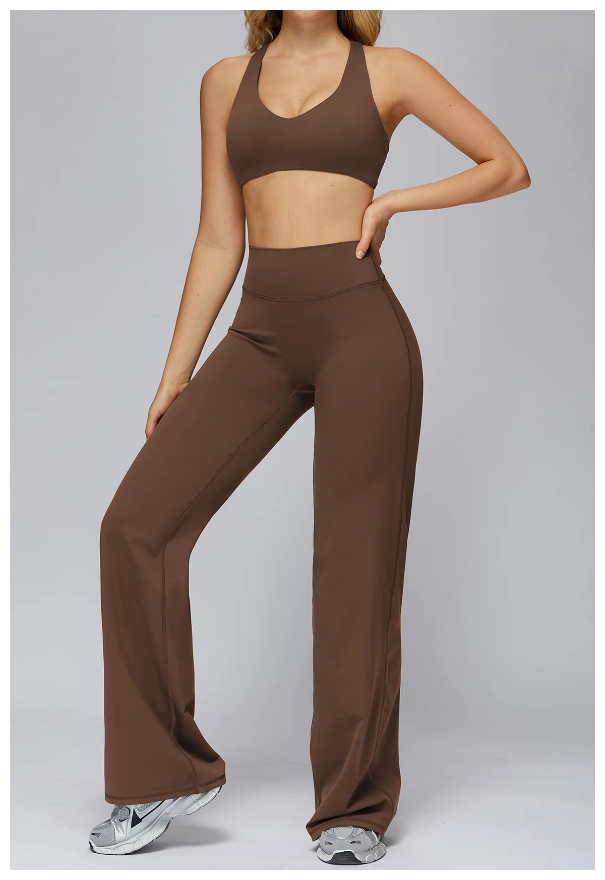 Yoga Set 2/3PCS Women Clothes Sports Outfits Fitness Tracksuit Yoga Suits Gym Legging Workout Long Sleeved Female Bra Sportswear
