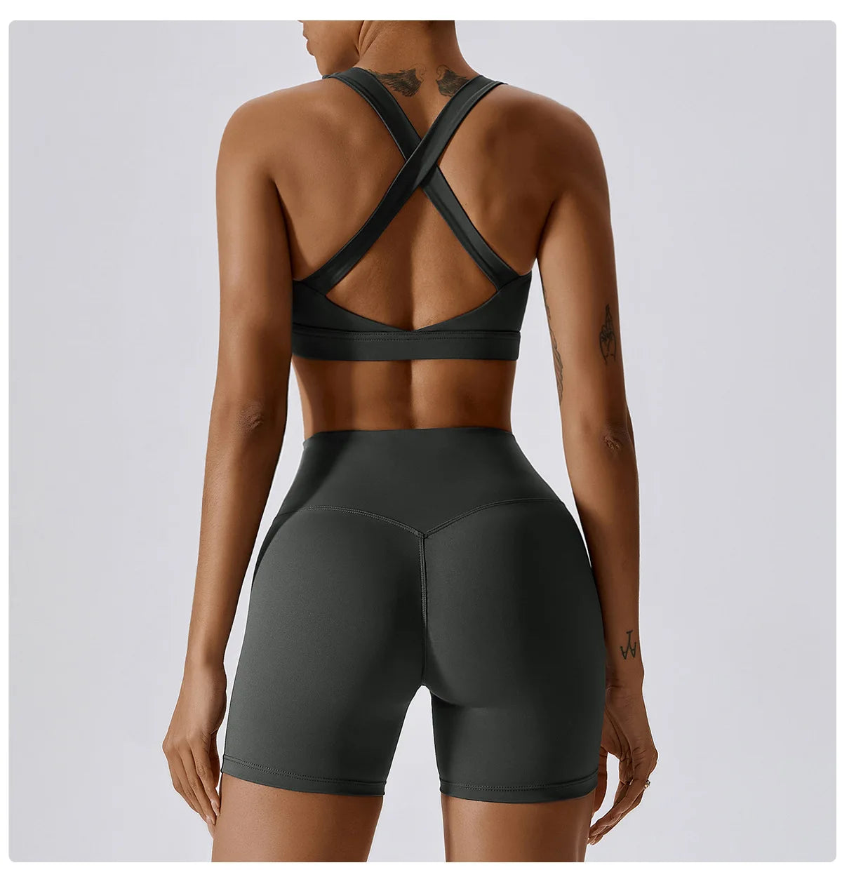 Yoga Fitness Bra Shock-absorbing Sports Bra Breathable and Quick Drying Training Running Women's Underwear High Strength Gym Bra