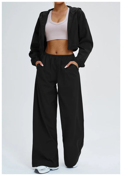 Women Outdoors Sun Protection Yoga Long Sleeve Zipper and Pockets Gym Fitness Jacket Female Running Workout Sports Yoga Shirts