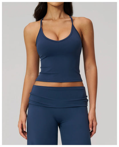 Women Fitness Sports Bra Top Shockproof Gym Workout Vest Quick Drying Pilates Yoga Tank Top Female Running Push Up Underwear