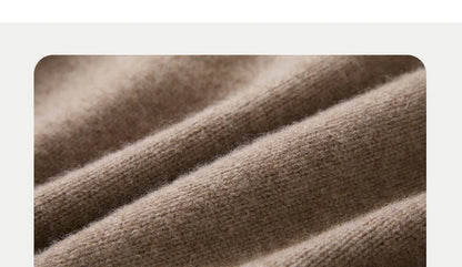 Flat Thickened Hip Hugging Skirt Women's Autumn Winter 100% Merino Wool Knitted Half Skirt Versatile Short Elastic Waist Skirt