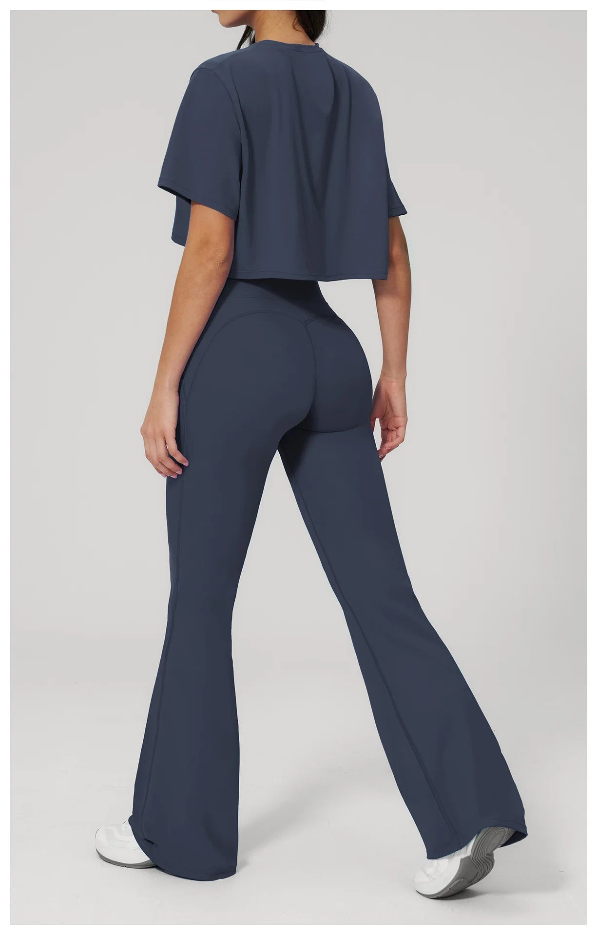 Custom LOGO women's yoga clothes, short sleeves, tight quick-drying trousers, fitness clothes, high-intensity sports suits